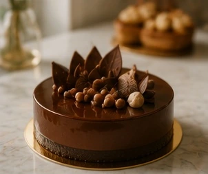 Bolo de Chocolate Fatiado