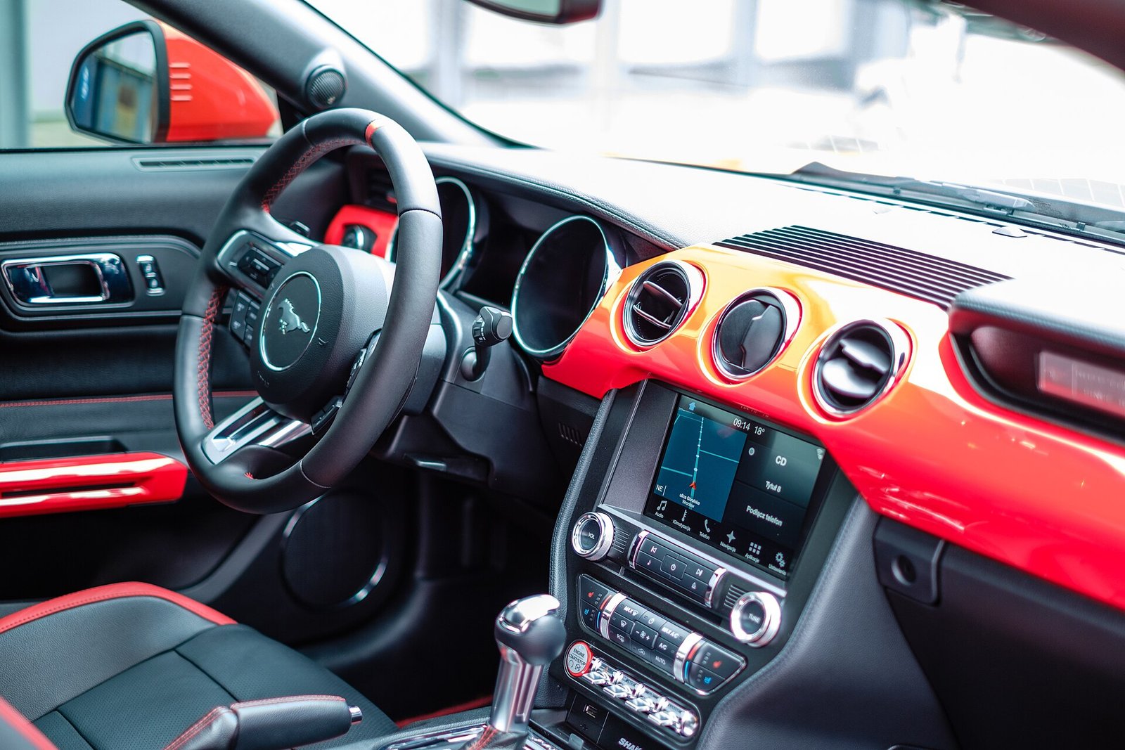 Viatura — interior